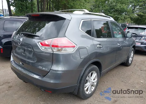 2015 Nissan Rogue Sv из США, поврежденный, VIN KNMAT2MV8FP542024